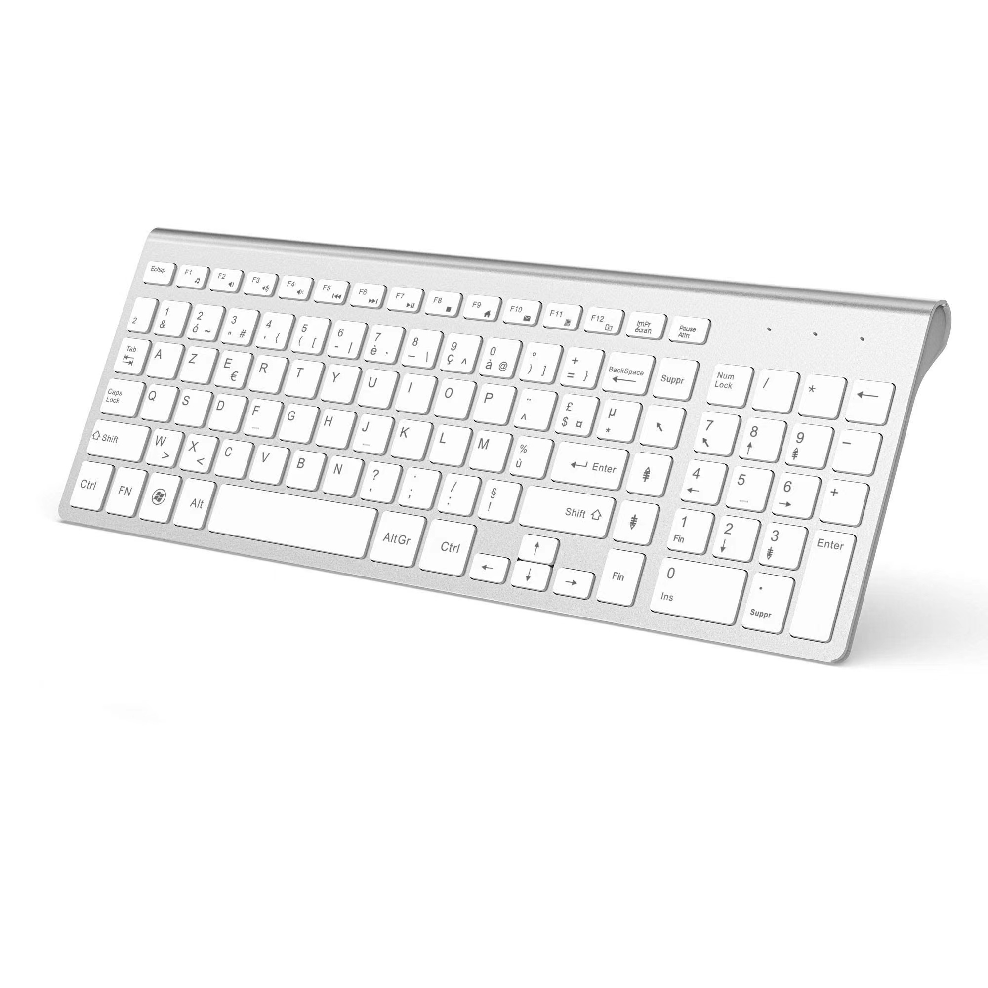 Gaming Keyboard Expensive - Wireless Keyboard (AZERTY) 2.4G USB Ultra-Thin