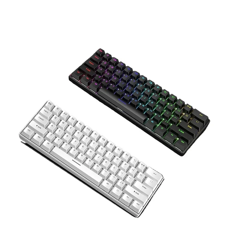 Gaming Keyboard Expensive - Mechanical Keyboard 60% White USB Wired