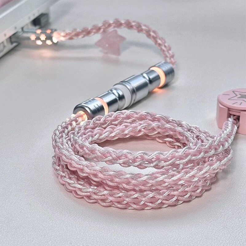 Gaming Keyboard Type C - Unknown Error Keyboard Cable Crystal Copper