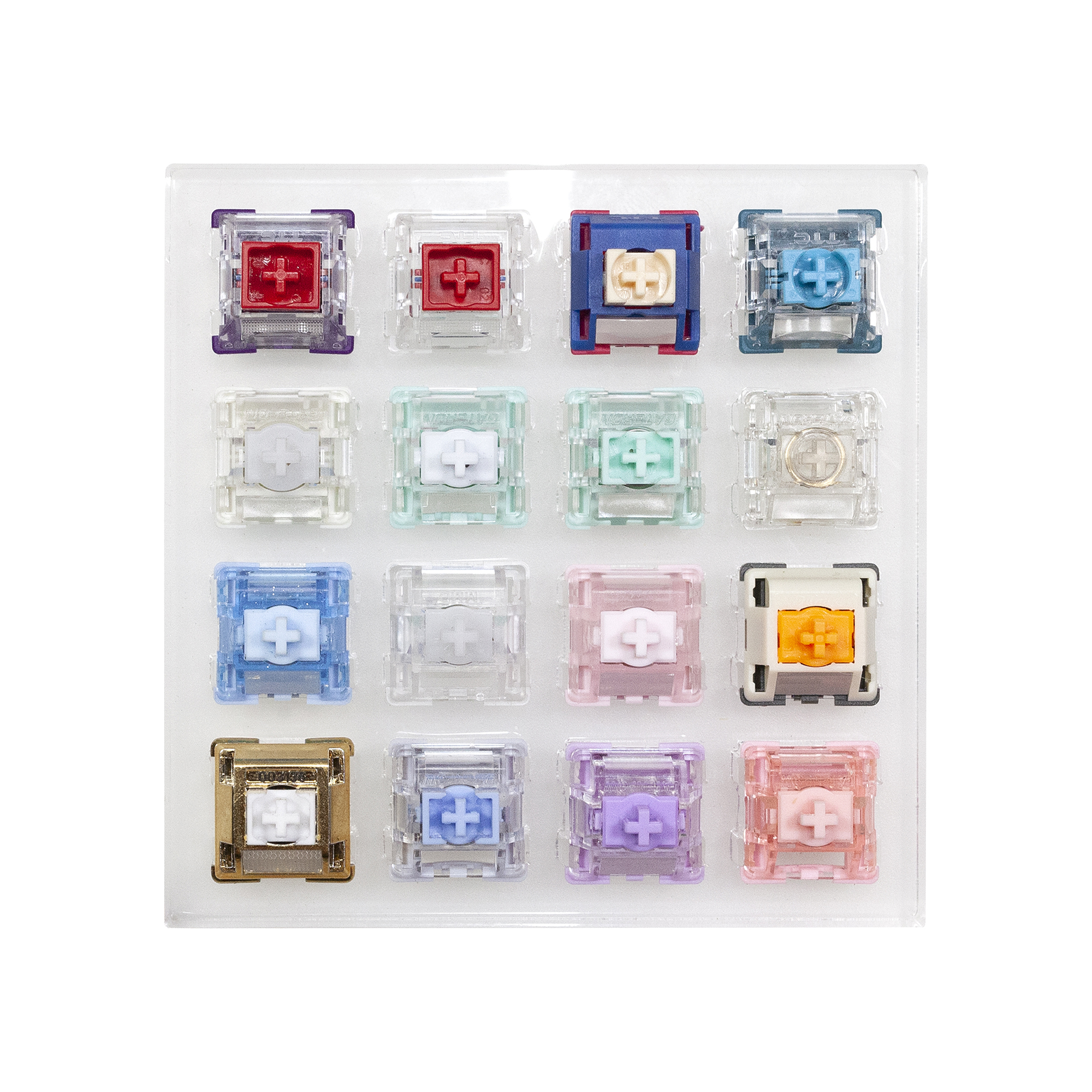 Gaming Keyboard Tester - 16 switch tester switches with blank