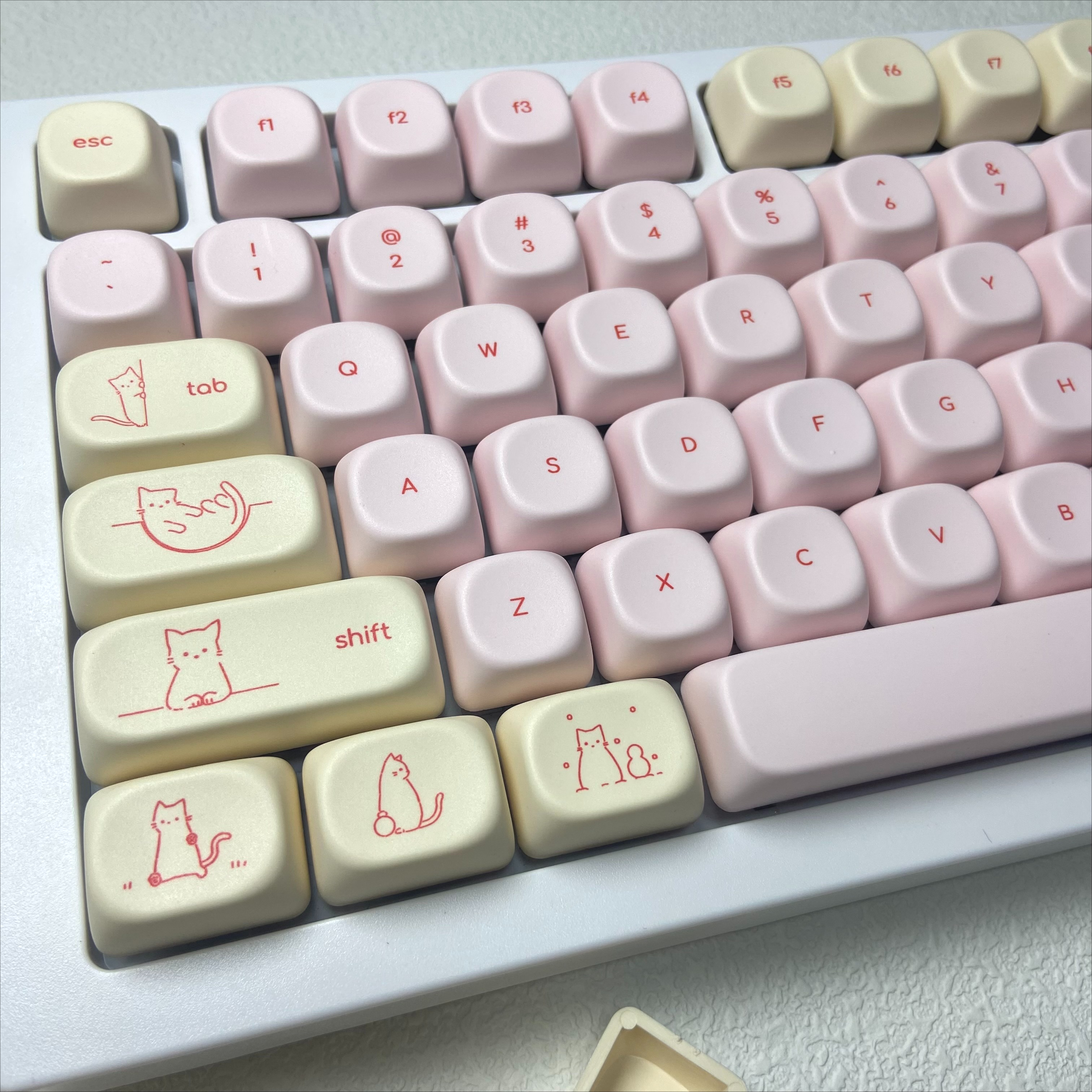 Pink Busy Cat Minimalist Small - Gaming Keyboard Mini review and price