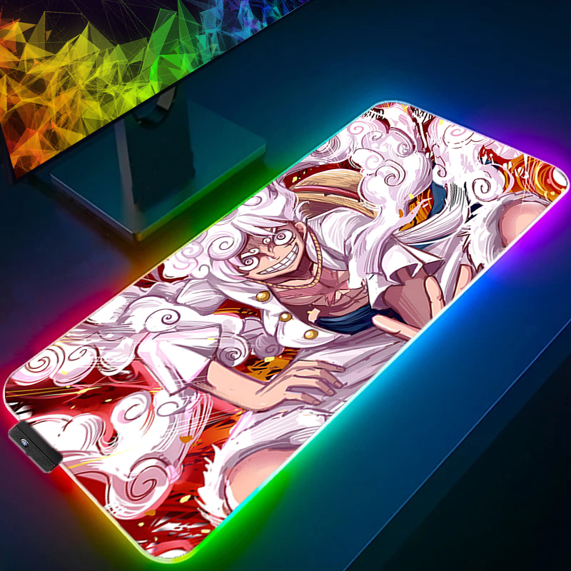 LED Mouse Pad One Piece Luffy  - Gaming Keyboard No Rgb review and price