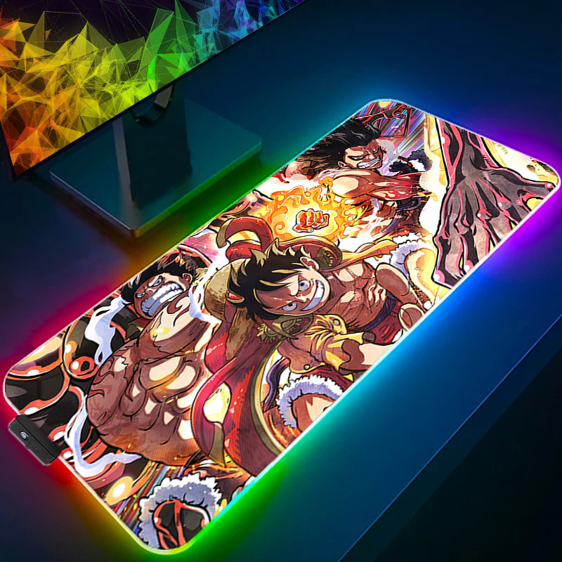 LED Mouse Pad One Piece Luffy  - Gaming Keyboard No Rgb review and price
