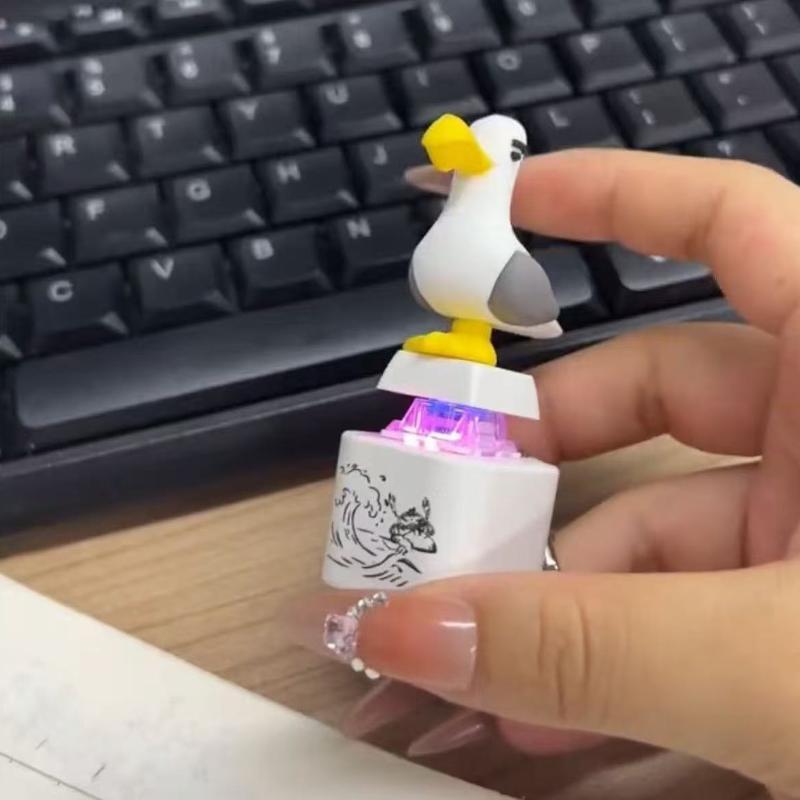 Soft 3D Cartoon Seagull Custom - Gaming Keyboard Ergo review and price