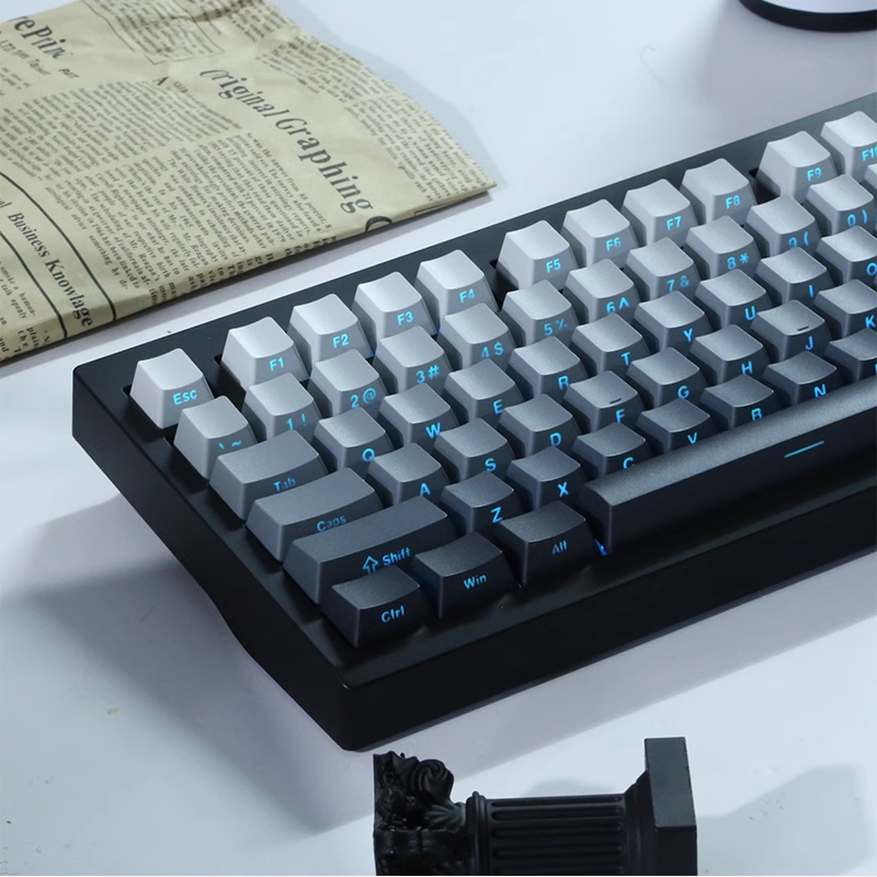 Gradient Gray Side Printed Shi - Gaming Keyboard No Rgb review and price