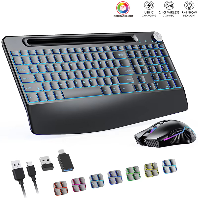 2.4G&Type-C Wireless Keyboard  - Gaming Keyboard And Mouse Combo Wireless review and price