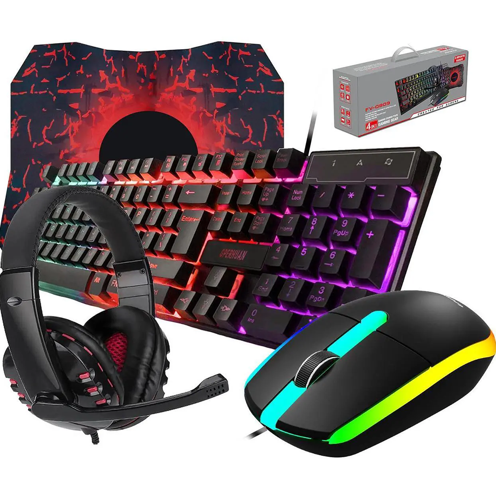 Wired Gaming Keyboard and Mous - Gaming Keyboard Mouse And Headset Combo review and price