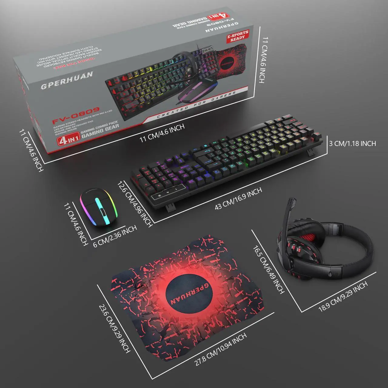 Wired Gaming Keyboard and Mous - Gaming Keyboard Mouse And Headset Combo review and price