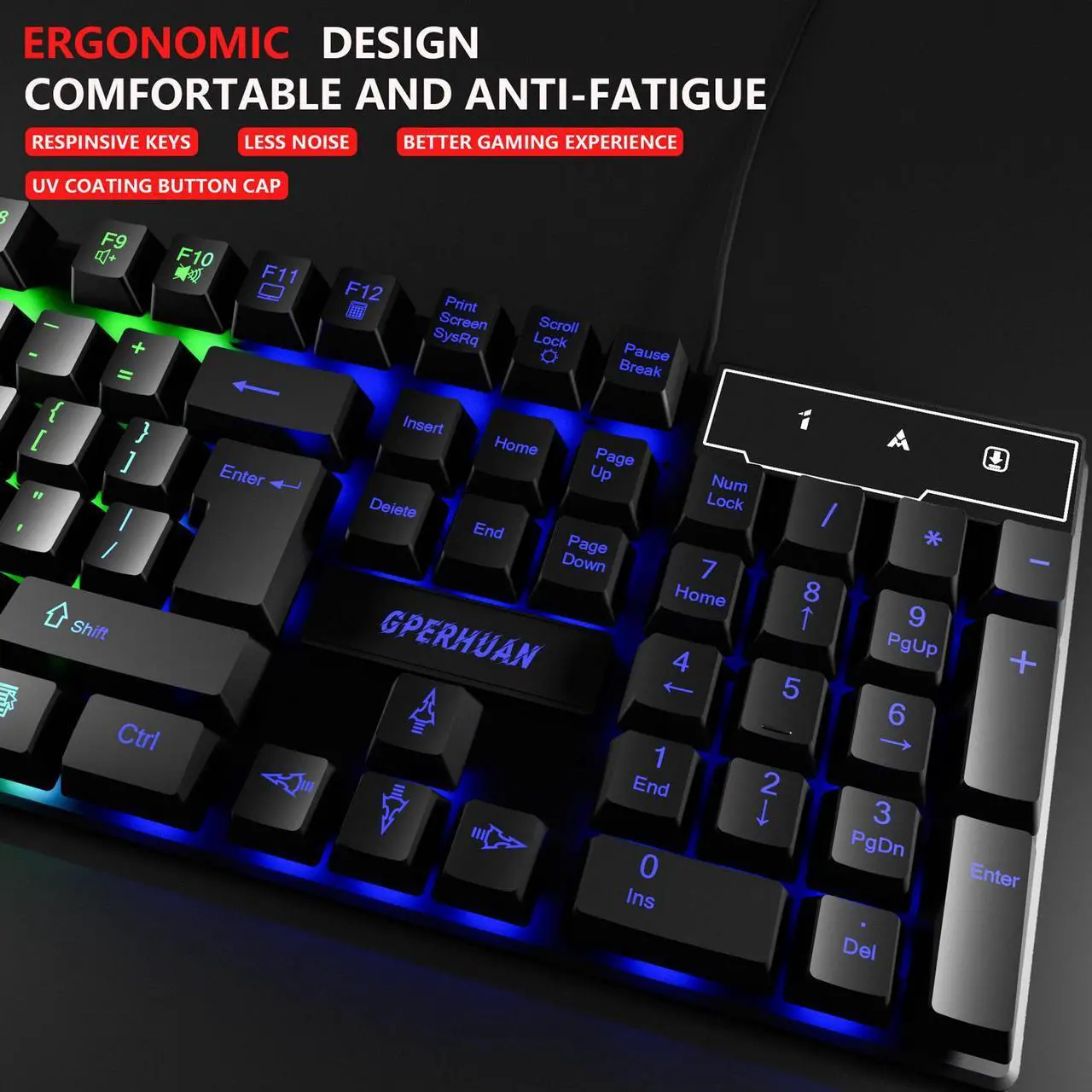 Wired Gaming Keyboard and Mous - Gaming Keyboard Mouse And Headset Combo review and price