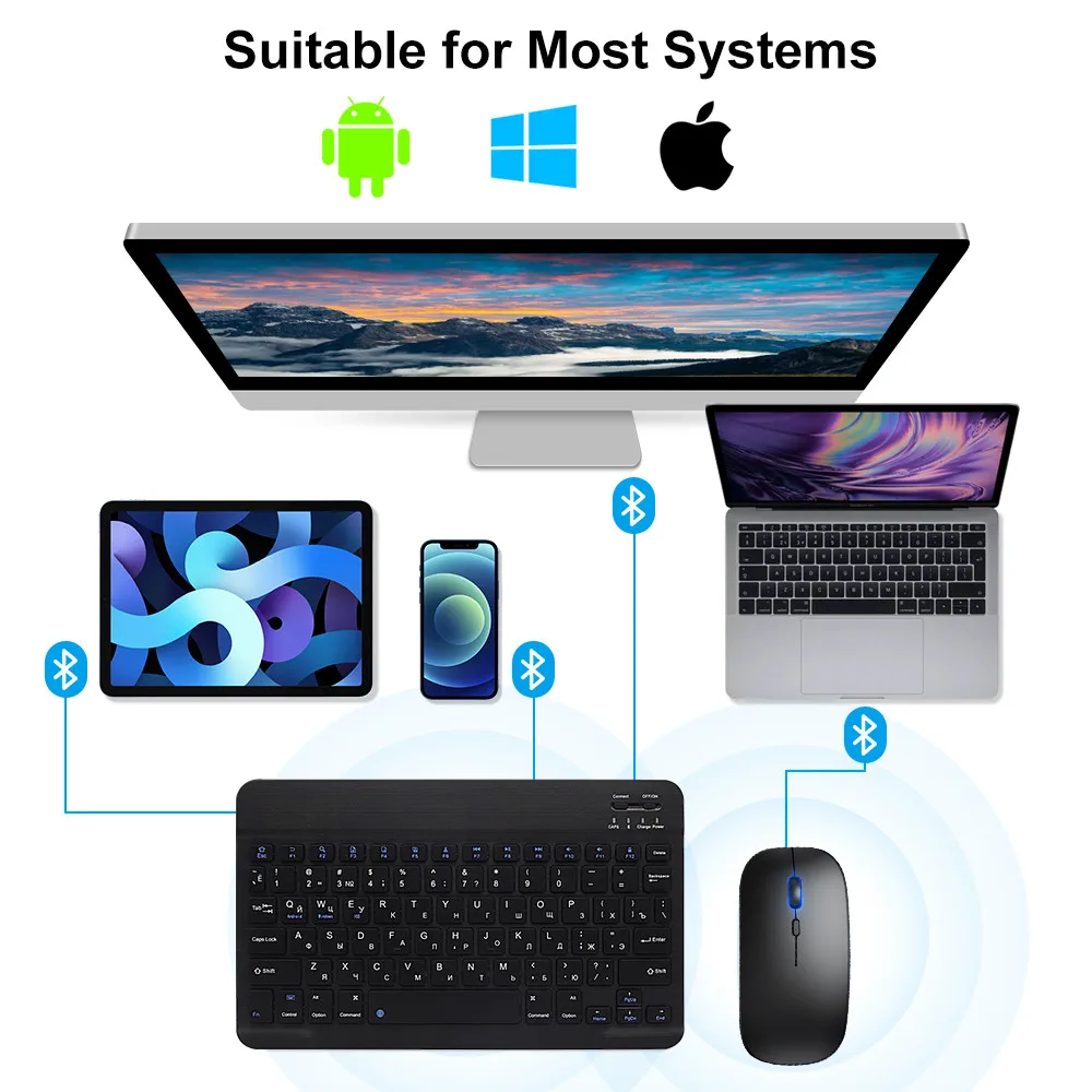 New 2025 Bluetooth Wireless Ke - Gaming Keyboard And Mouse Wireless review and price