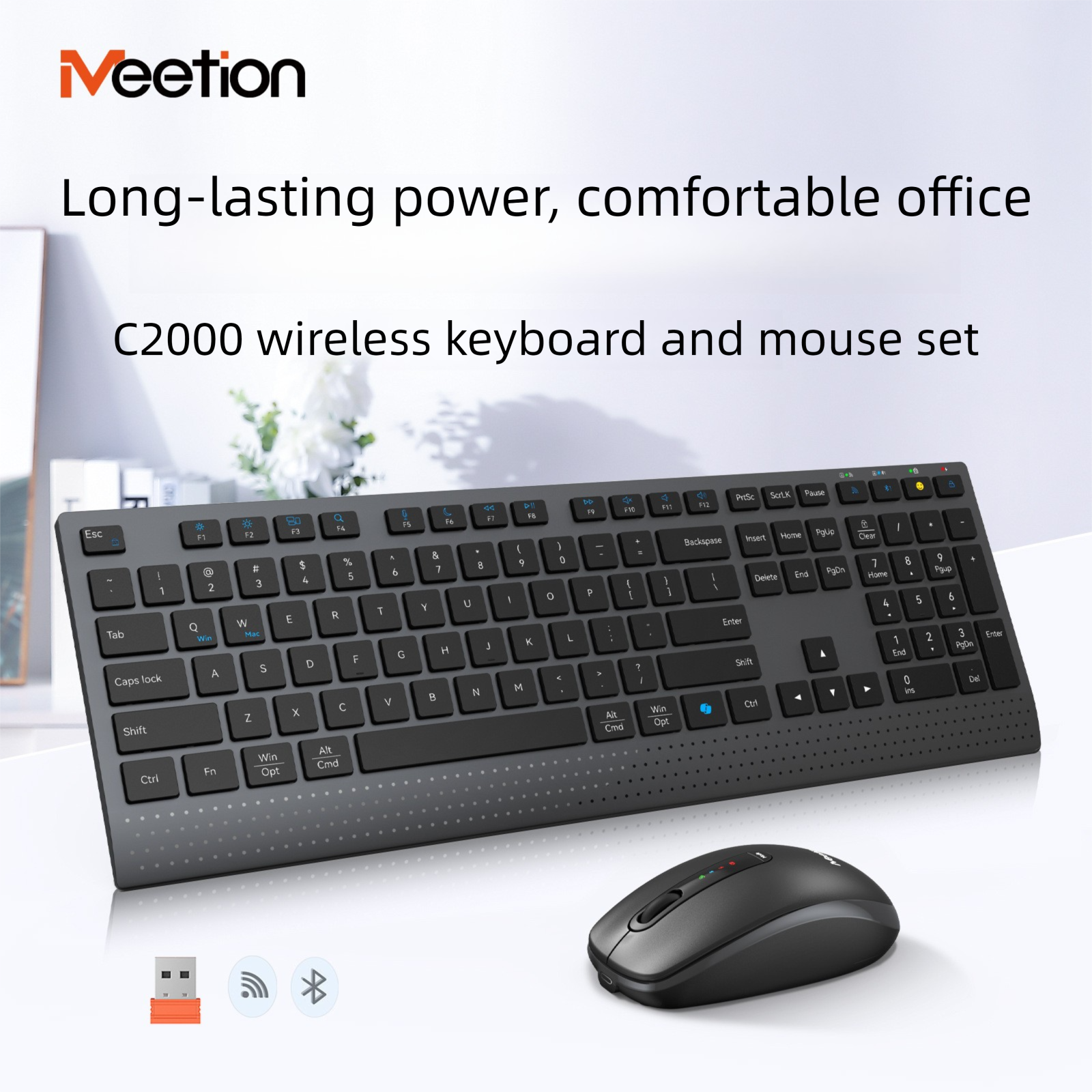 Dual-mode 2.4G Wireless Keyboa - Gaming Keyboard Mouse And Headset Combo review and price