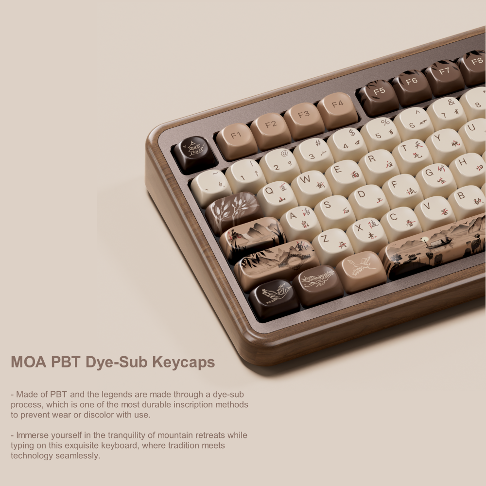 Akko MU02 75% Mountain Seclusi - Gaming Keyboard Blue Switches review and price