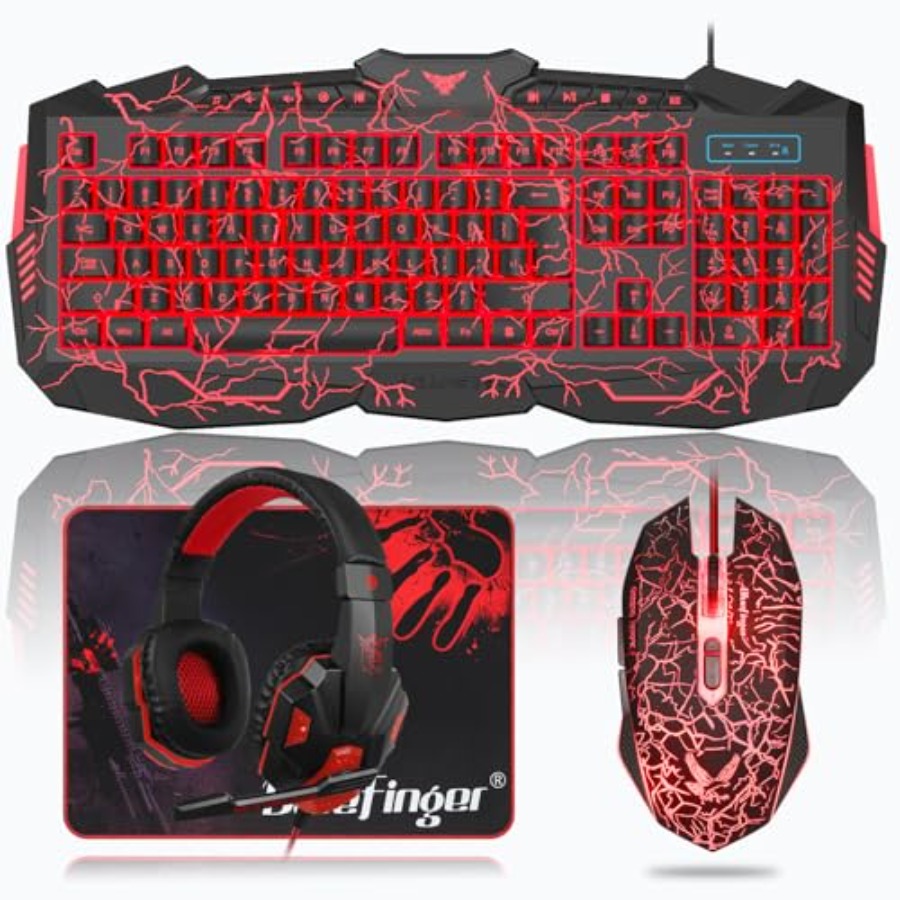 Gaming Keyboard Mouse Headset  - Gaming Keyboard Mouse And Headset Combo review and price