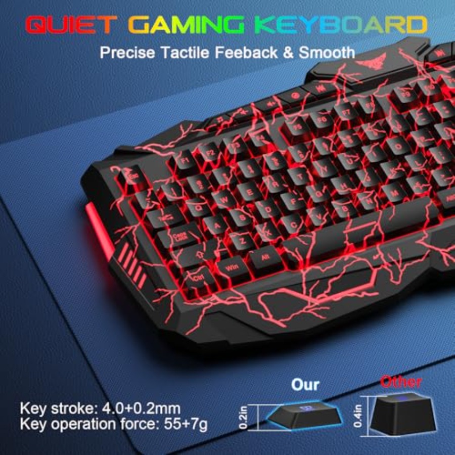 Gaming Keyboard Mouse Headset  - Gaming Keyboard Mouse And Headset Combo review and price