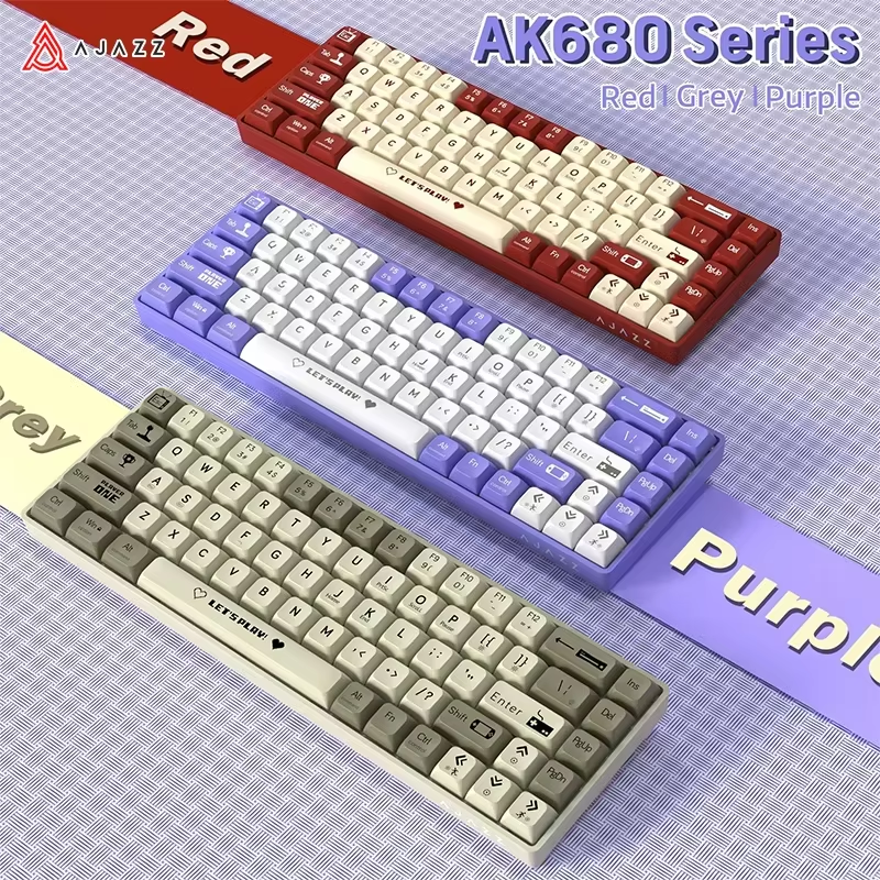 AJAZZ AK680 65% Wired Gaming M - Gaming Keyboard Blue Switches review and price