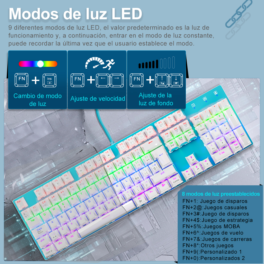 E-YOOSO Z88 Rainbow FALCON USB - Gaming Keyboard Blue Switches review and price