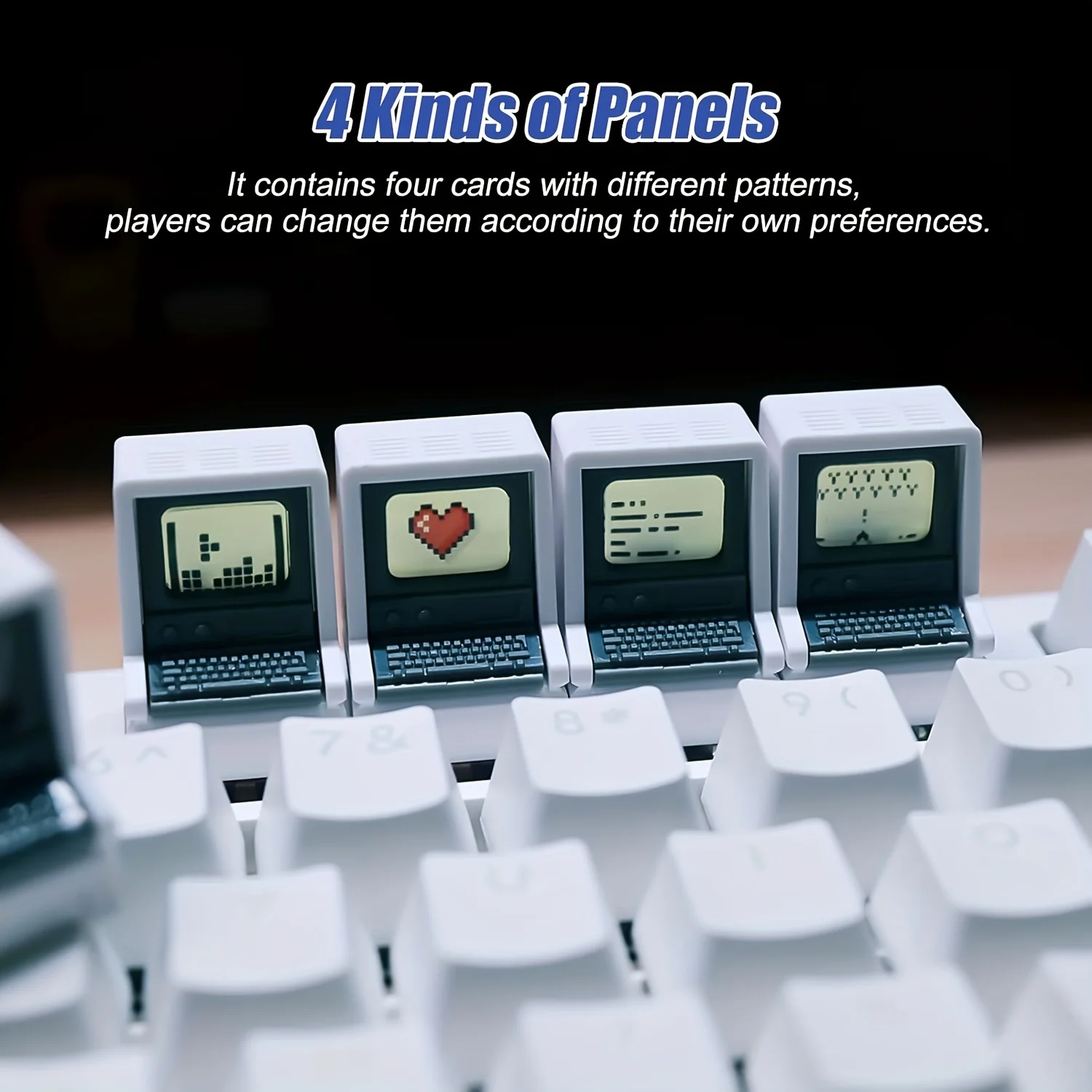Retro Mac-Inspired Keycaps Dou - Gaming Keyboard Ergo review and price