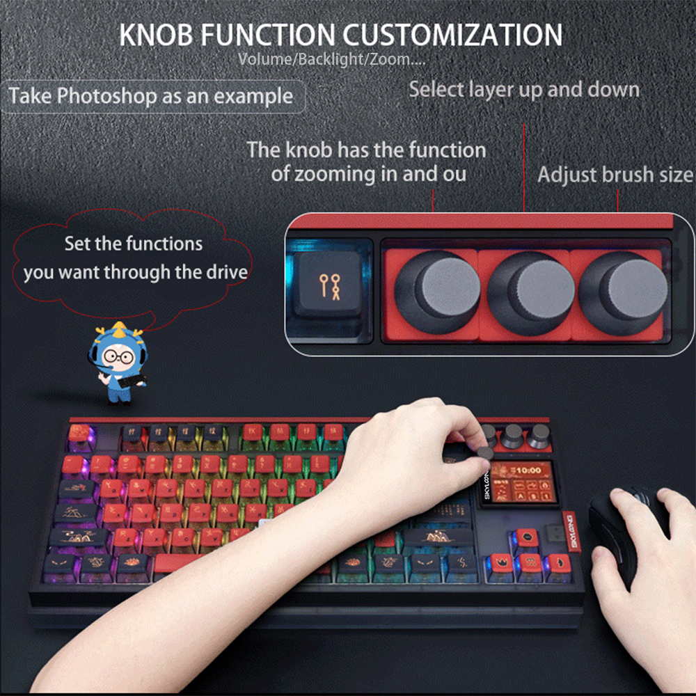 SKYLOONG GK87 Pro Bluetooth me - Gaming Keyboard Expensive review and price