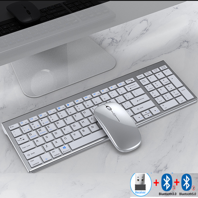 Jomaa Slim Rechargeable Blueto - Gaming Keyboard And Mouse Combo Wireless review and price