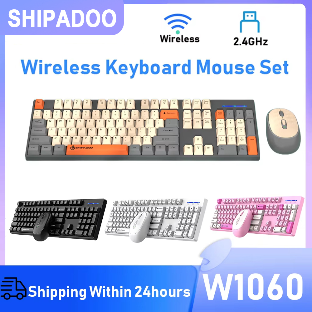 Shipadoo 2.4G USB Wireless Key - Gaming Keyboard Mouse And Headset Combo review and price