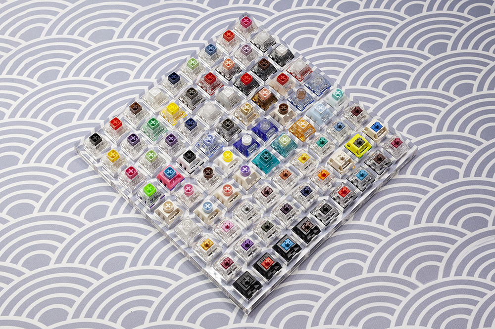 Kailh 81 switch switches teste - Gaming Keyboard Tester review and price