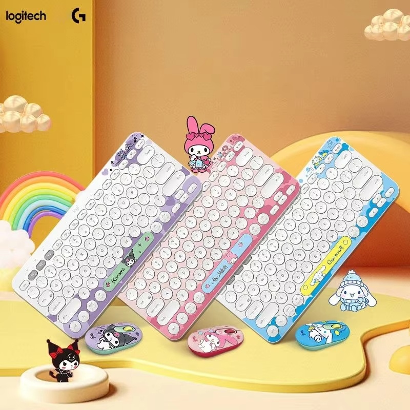 Logitech K380 Sanrio Cinnamoro - Gaming Keyboard And Mouse Combo Wireless review and price