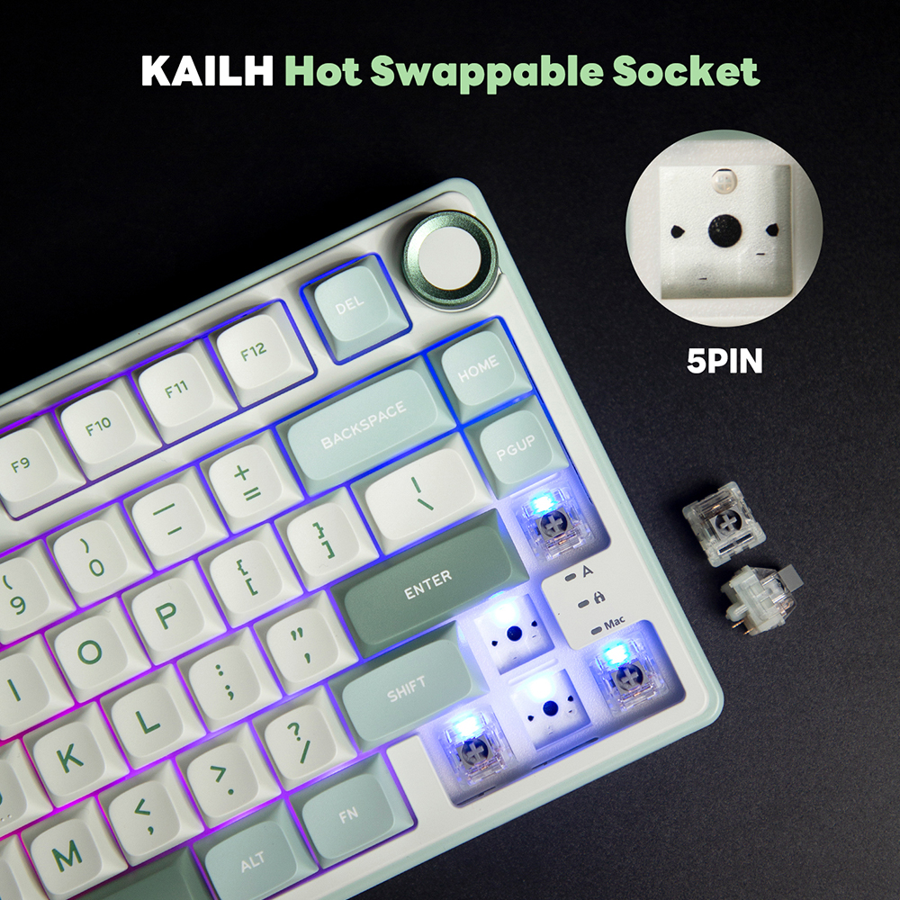 RK Royal Kludge R75 Gasket Wir - Gaming Keyboard Mobile review and price