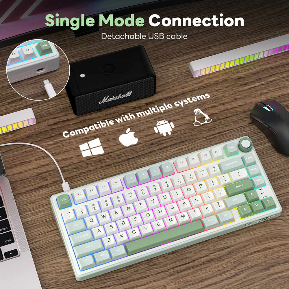 RK Royal Kludge R75 Gasket Wir - Gaming Keyboard Mobile review and price