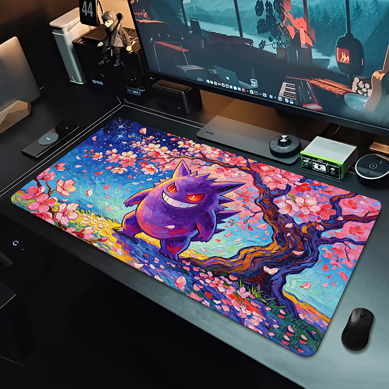 Mouse Pad sakura Gengar Gaming - Gaming Keyboard Esports review and price