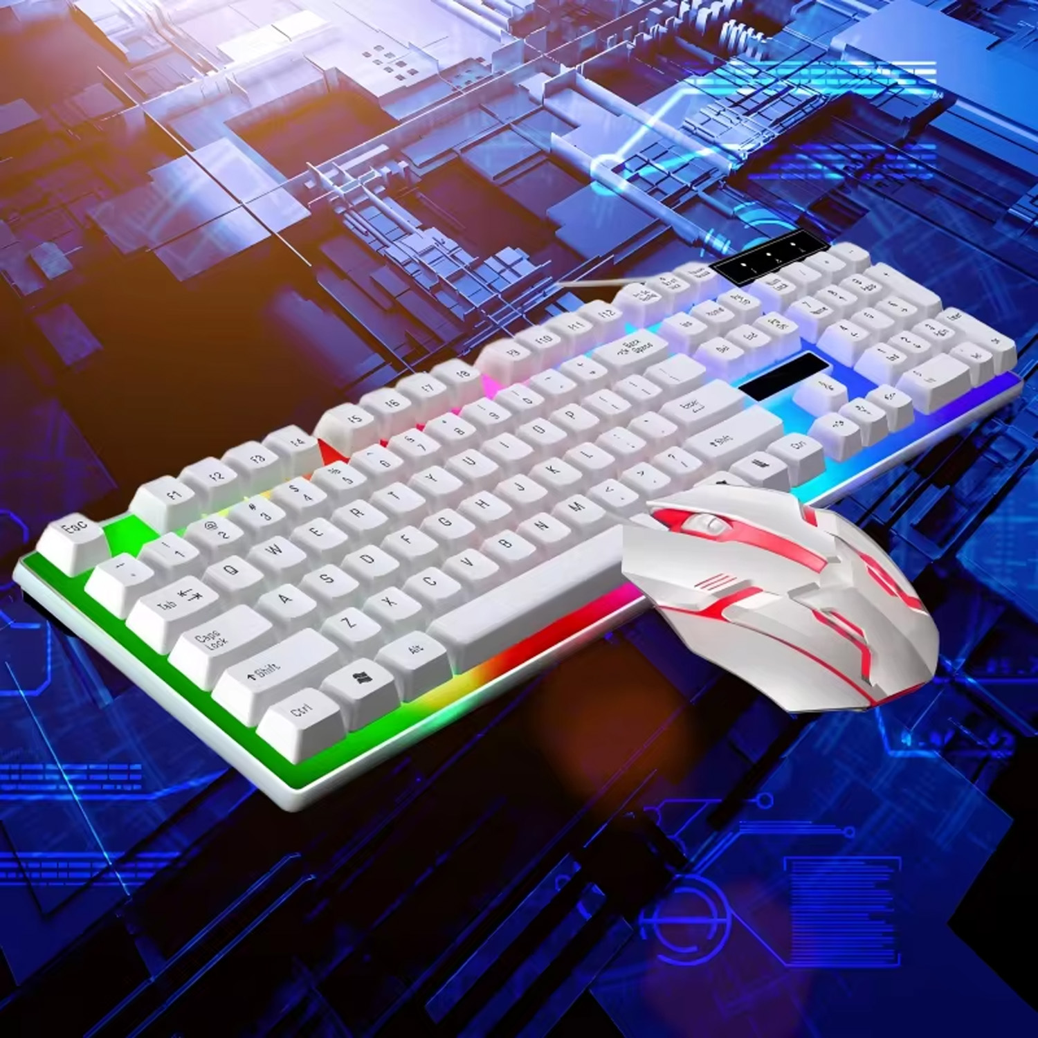 Stylish Backlight Wired Keyboa - Gaming Keyboard Mouse Combo review and price