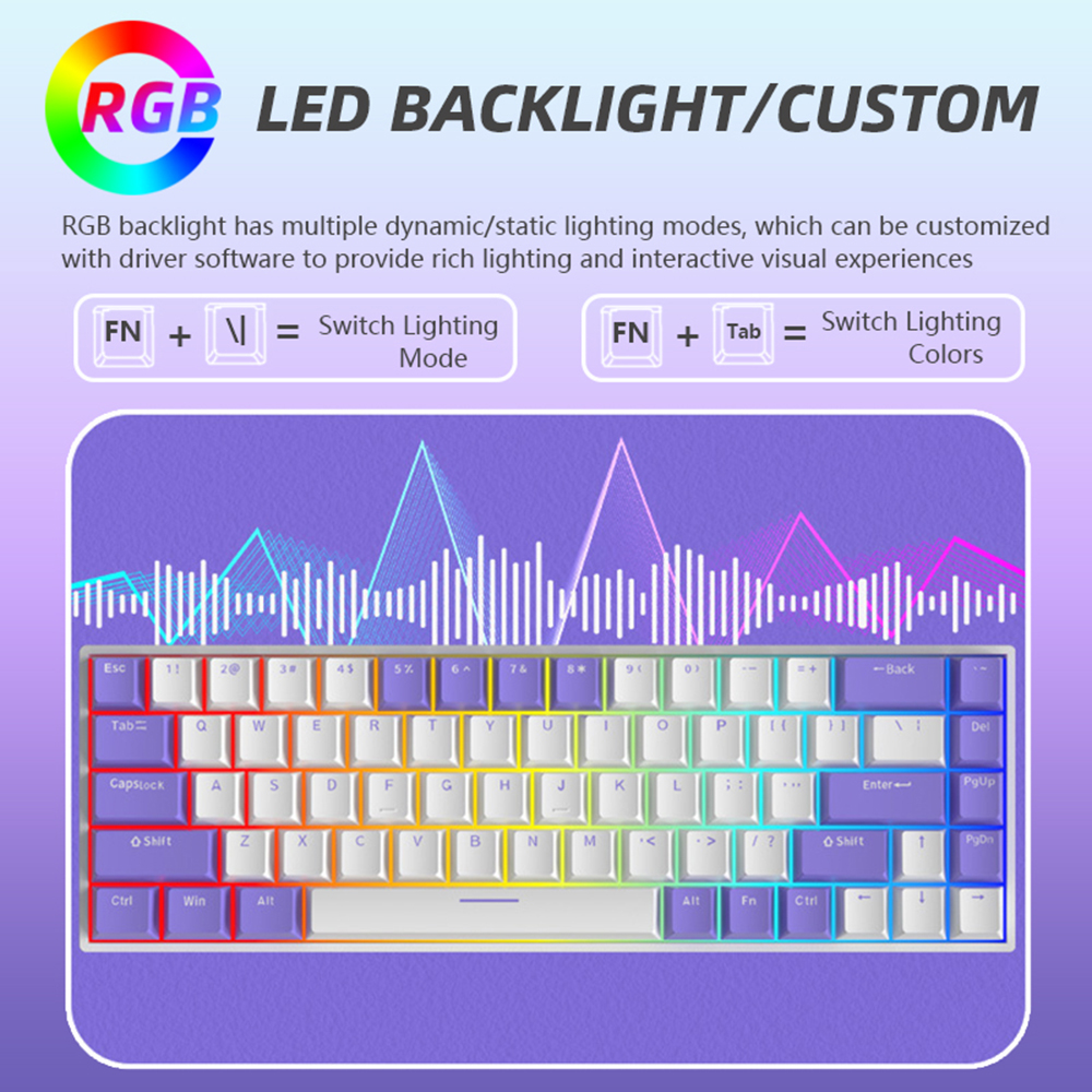 G68 Gaming Mechanical keyboard - Gaming Keyboard Blue Switches review and price