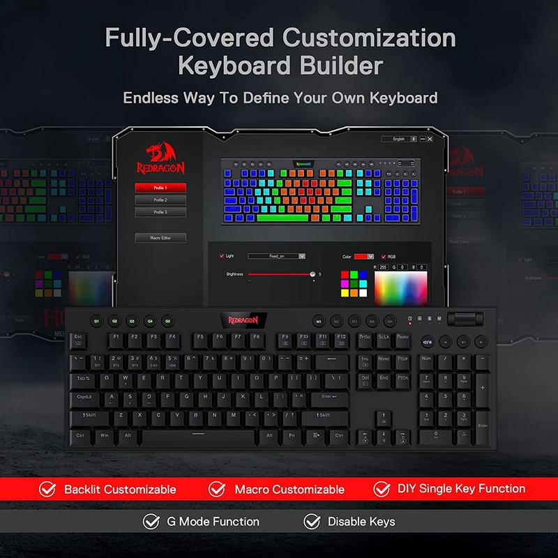 Redragon K618 Horus Wireless R - Gaming Keyboard Expensive review and price