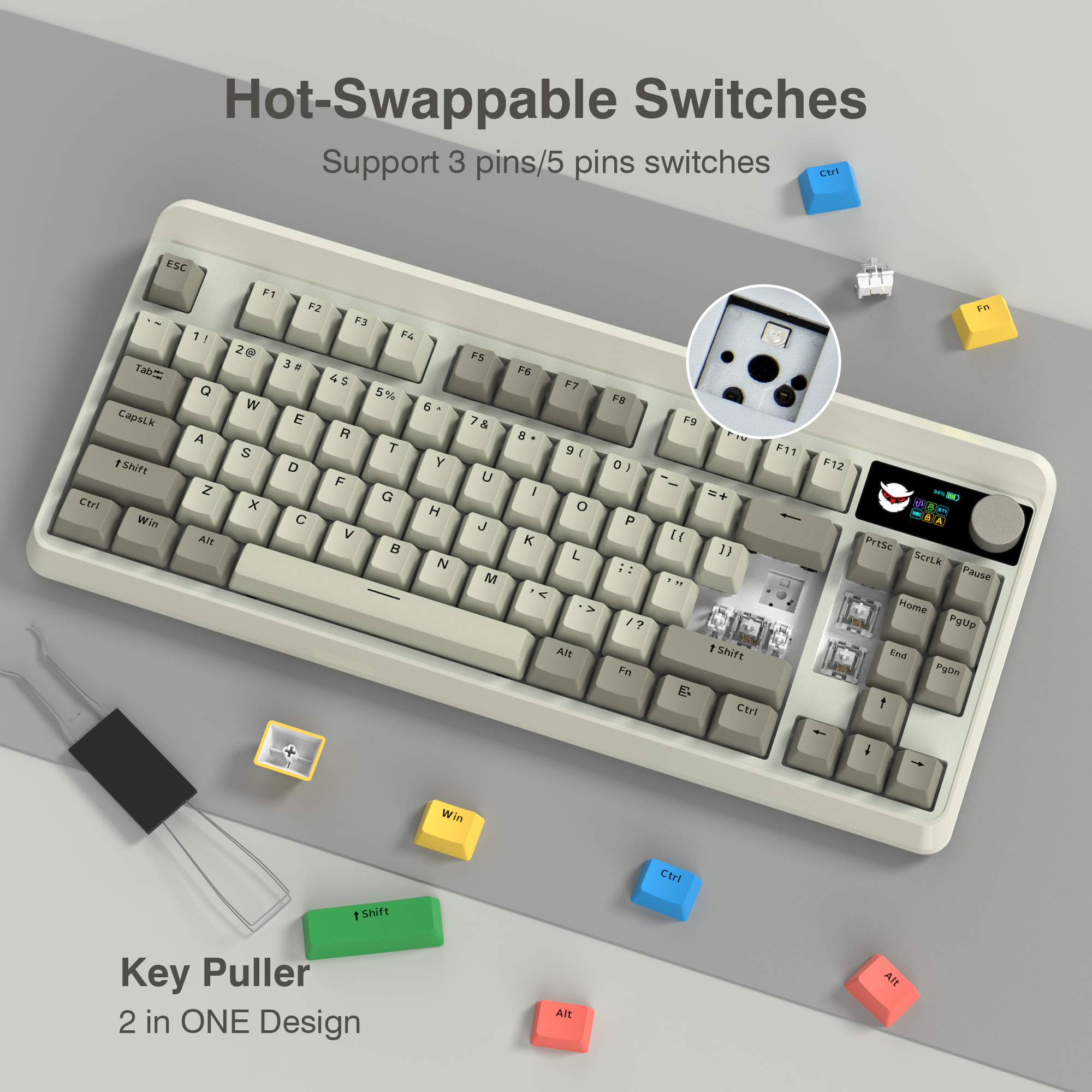 Wireless Mechanical Gaming Key - Gaming Keyboard Mobile review and price