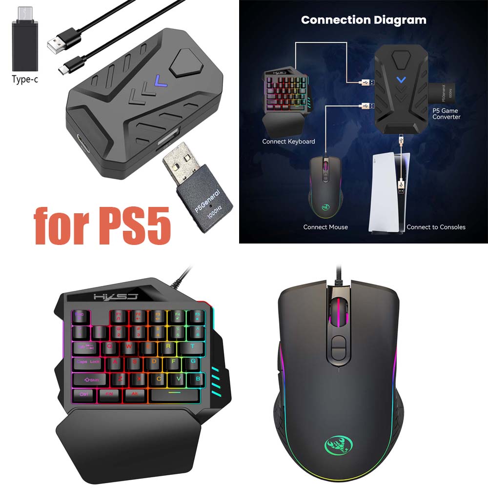 for PS5 Gaming Keyboard Mouse  - Gaming Keyboard Mouse Combo review and price