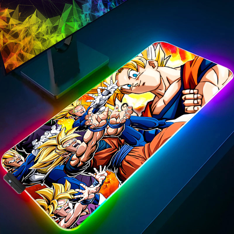RGB Large Mouse Pad Dragon Bal - Gaming Keyboard No Rgb review and price