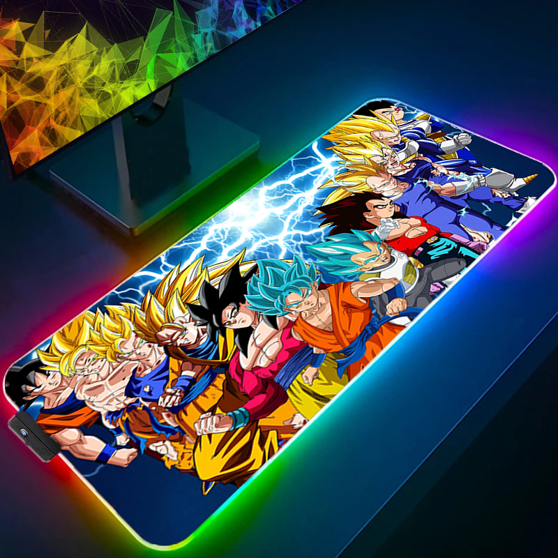 RGB Large Mouse Pad Dragon Bal - Gaming Keyboard No Rgb review and price