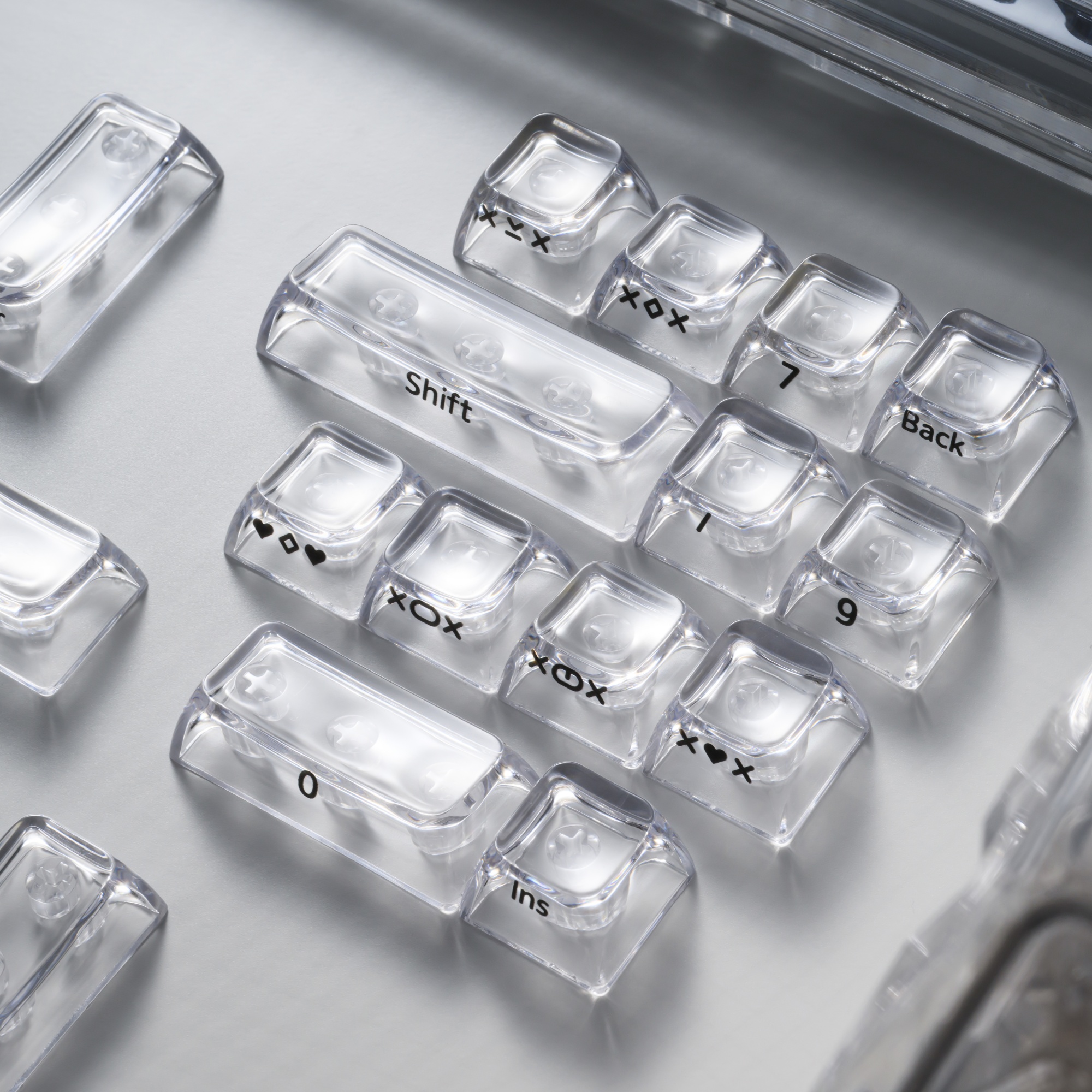XVX Crystal Transparent SA Pro - Gaming Keyboard No Rgb review and price