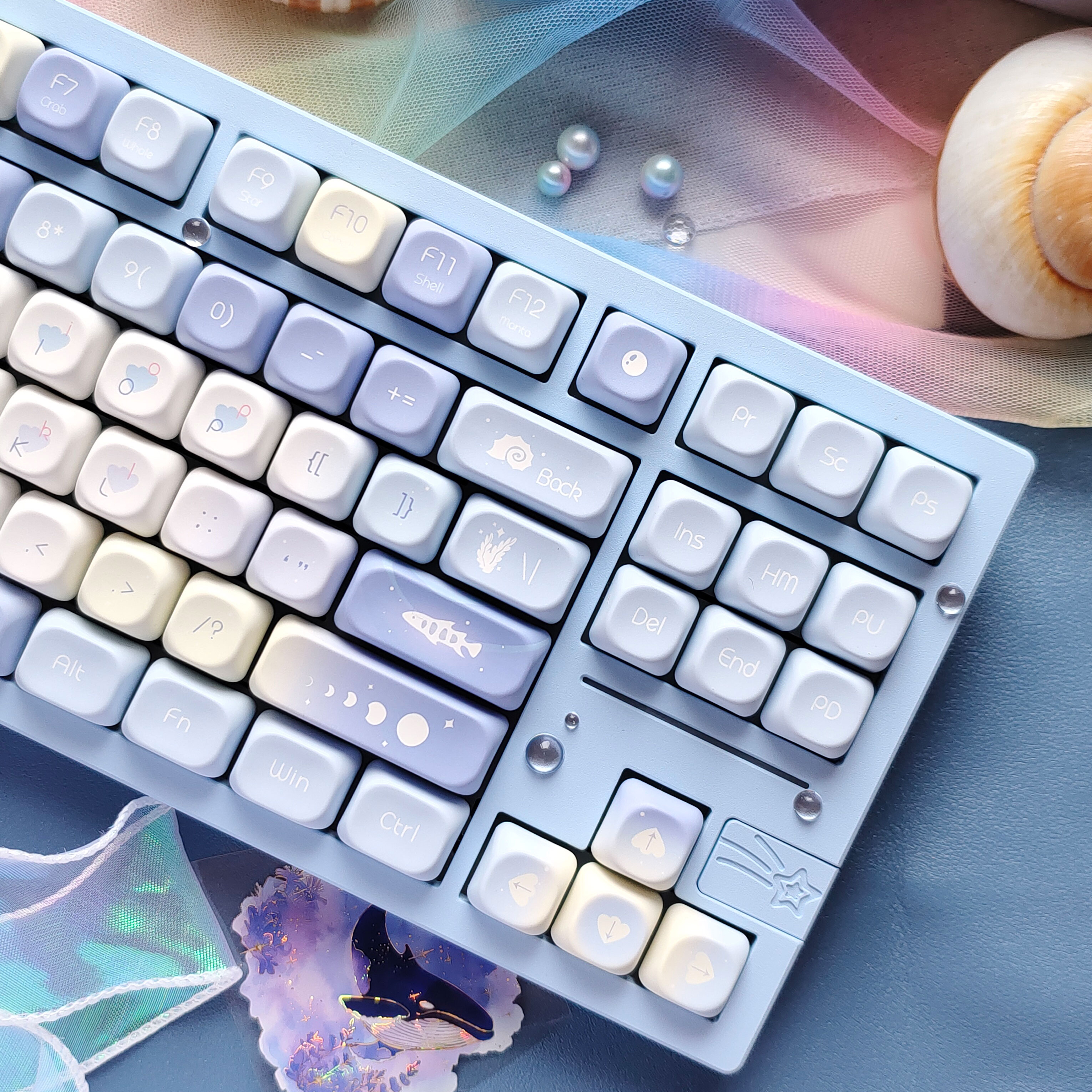 Five Sided Dye Sublimation Key - Gaming Keyboard Blue Switches review and price