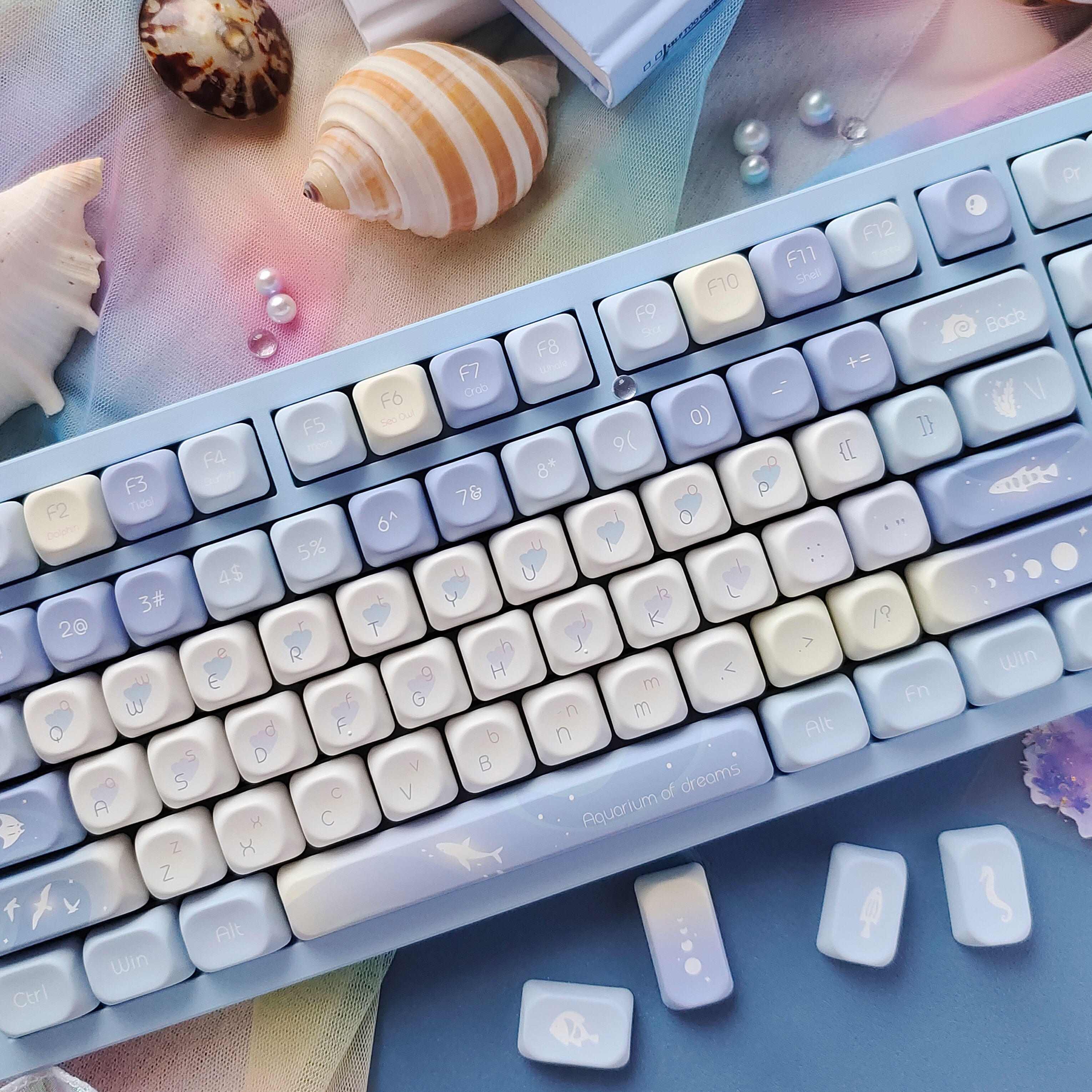Five Sided Dye Sublimation Key - Gaming Keyboard Blue Switches review and price