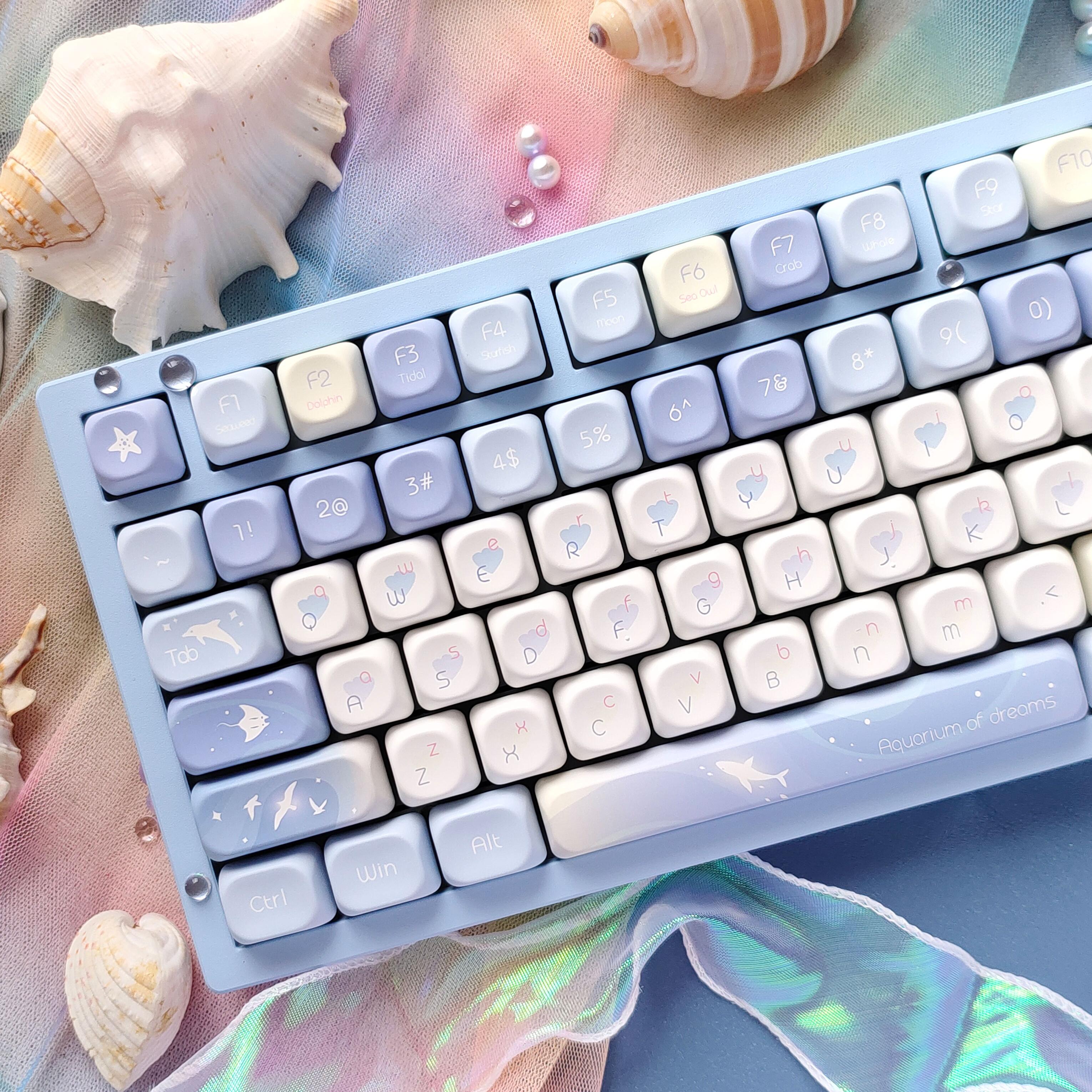 Five Sided Dye Sublimation Key - Gaming Keyboard Blue Switches review and price