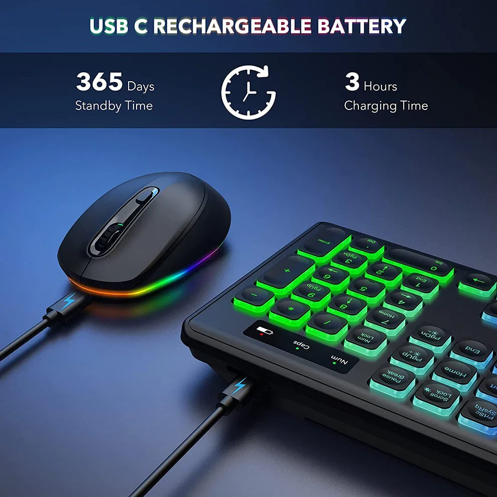 Wireless Keyboard and Mouse Co - Gaming Keyboard And Mouse Combo Wireless review and price