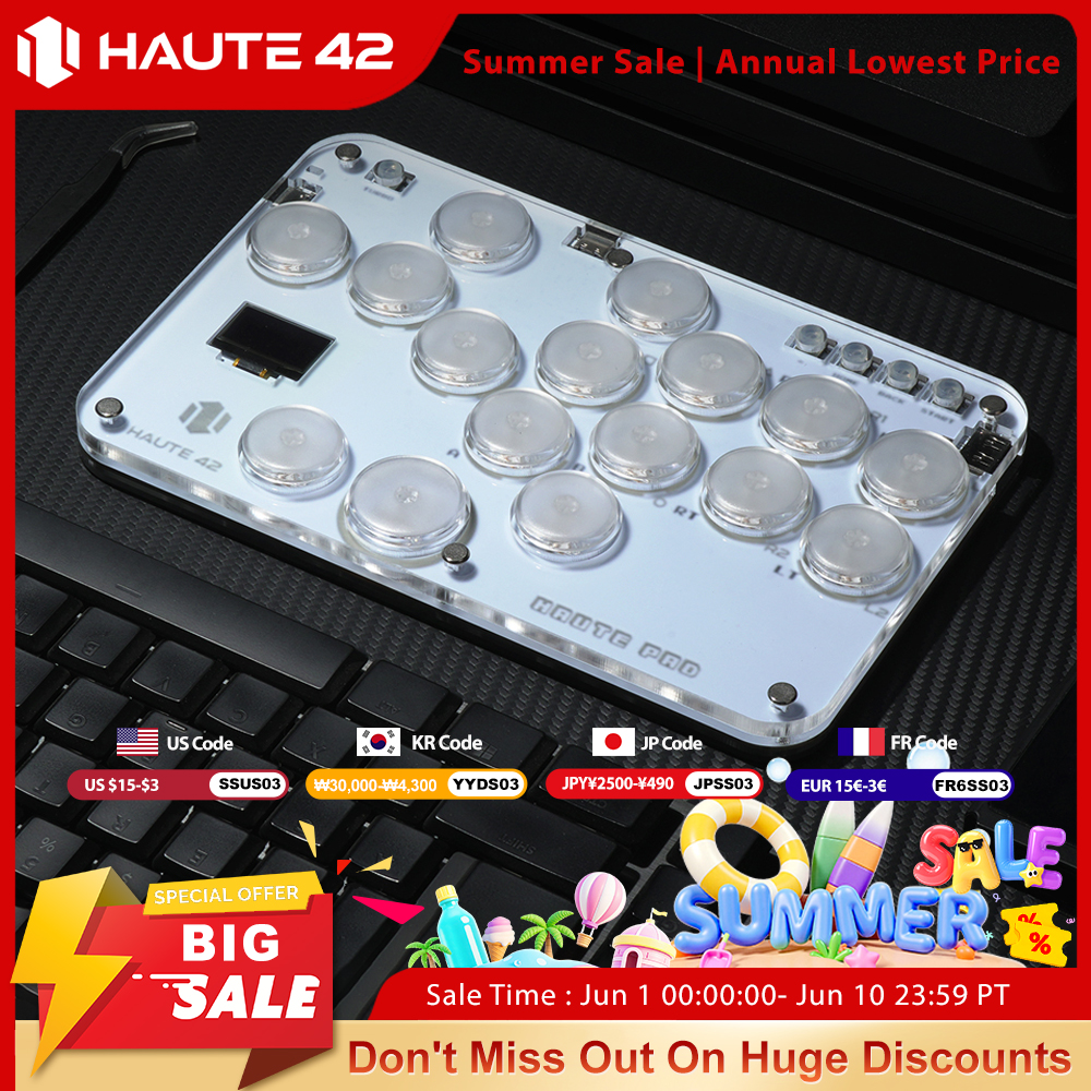 Haute42 Arcade Joystick Hitbox - Gaming Keyboard Mini review and price
