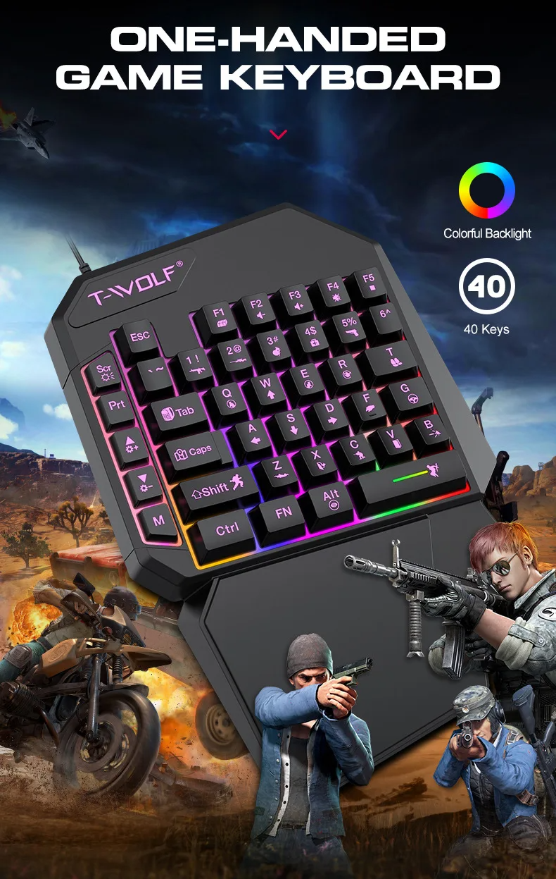 Kit Mobilador Gamer Kit Gaming - Gaming Keyboard Mouse Combo review and price