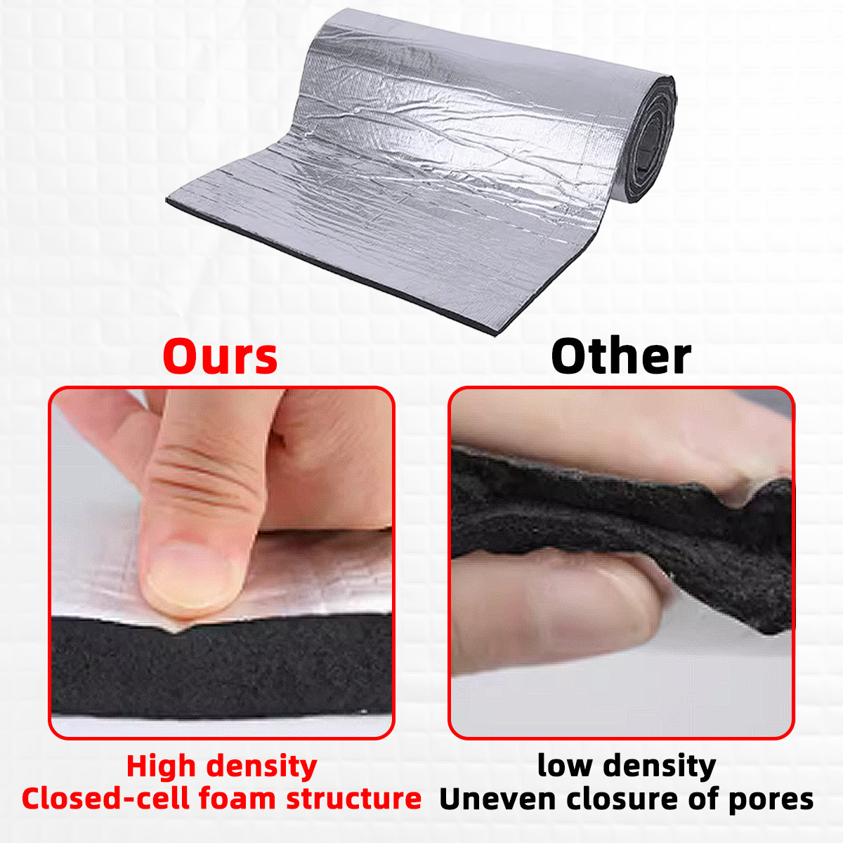 PINMOAP Car Sound Deadening Ma - Foam Dampener Sheet review and price