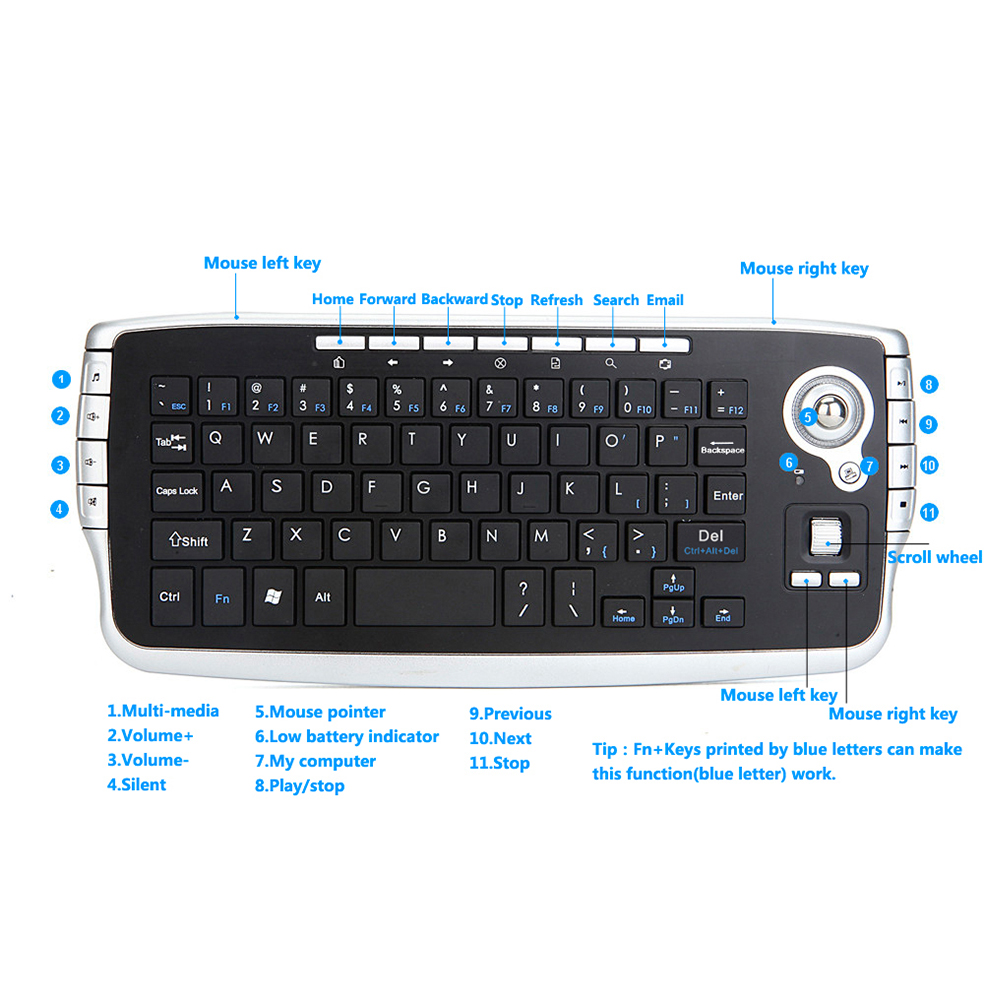 Jomaa Portable USB Wireless Tr - Gaming Keyboard Expensive review and price