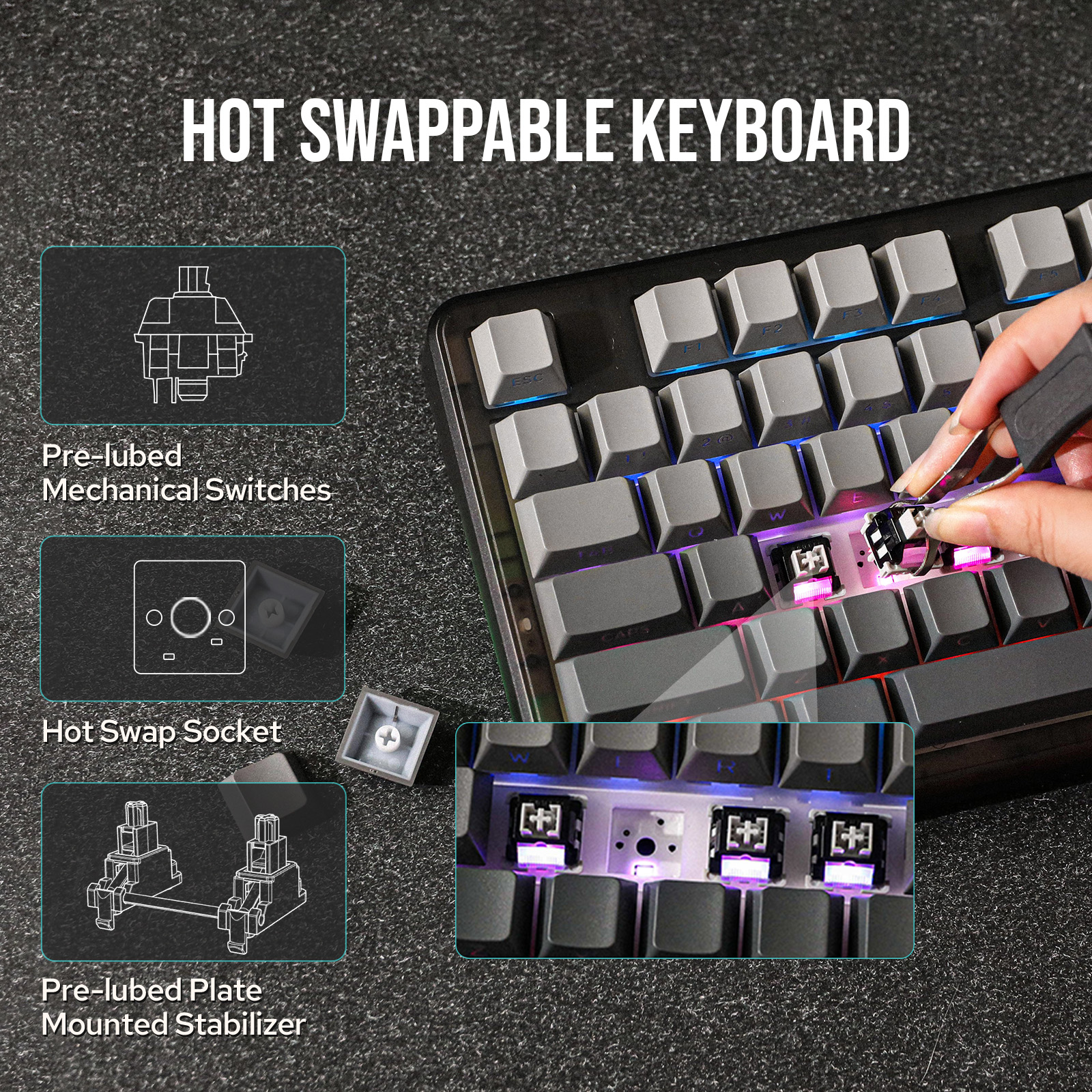 EPOMAKER x AULA F87 Pro 87-Key - Gaming Keyboard Expensive review and price
