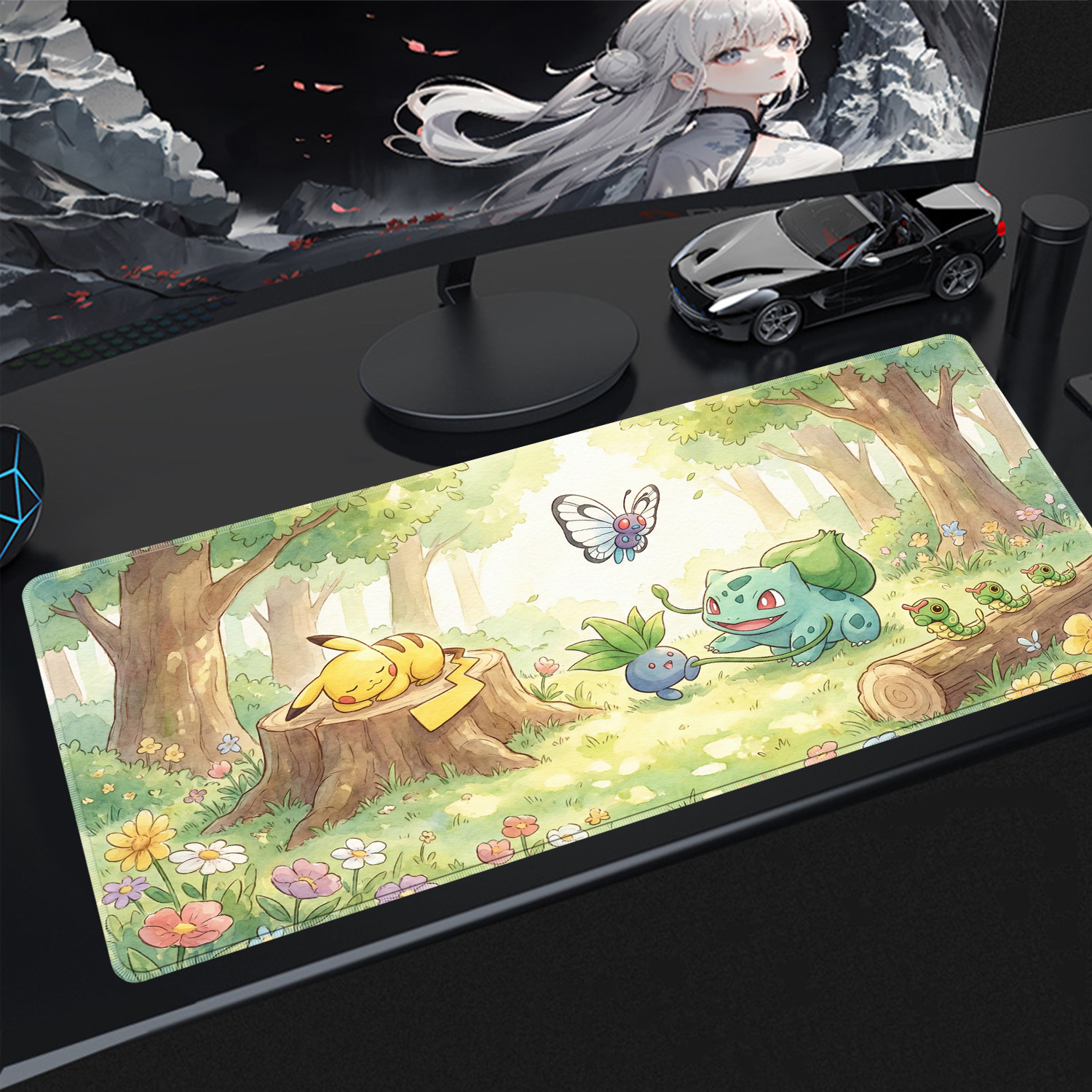 Kawaii Mouse Pad Gaming PC Acc - Gaming Keyboard He review and price
