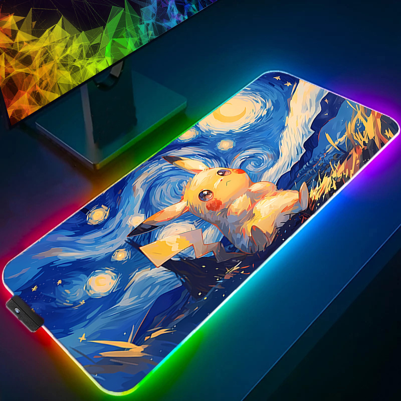 RGB Mouse Pad Pokemon Pikachu  - Gaming Keyboard No Rgb review and price