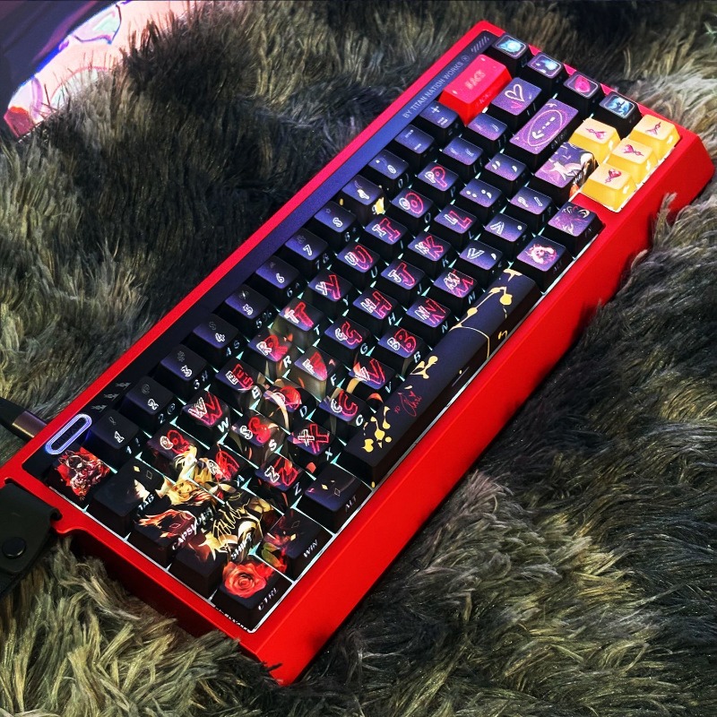 Faker Hall of Fame Ahri themed - Gaming Keyboard Ergo review and price