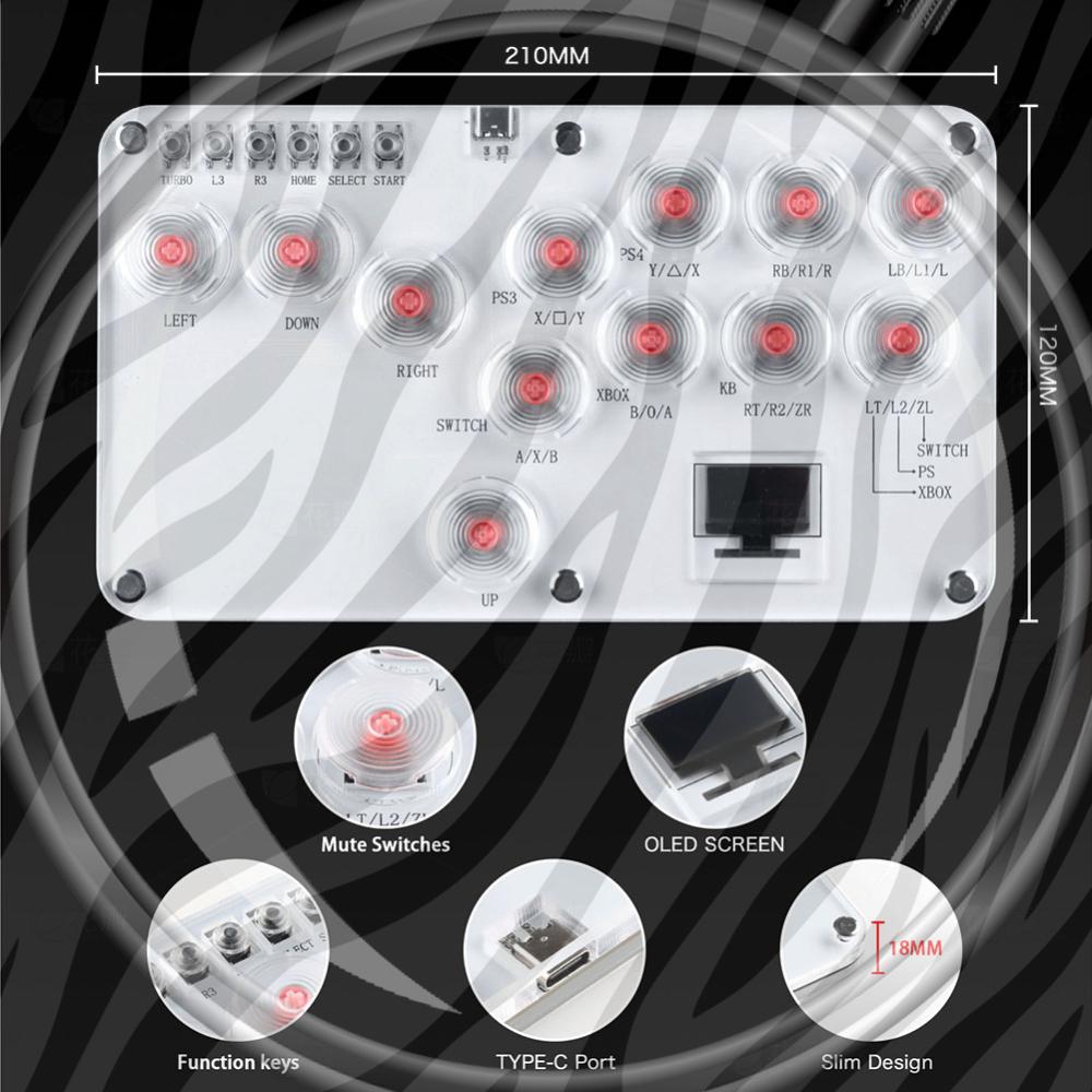 Arcade Joystick 12Keys All-But - Gaming Keyboard No Rgb review and price